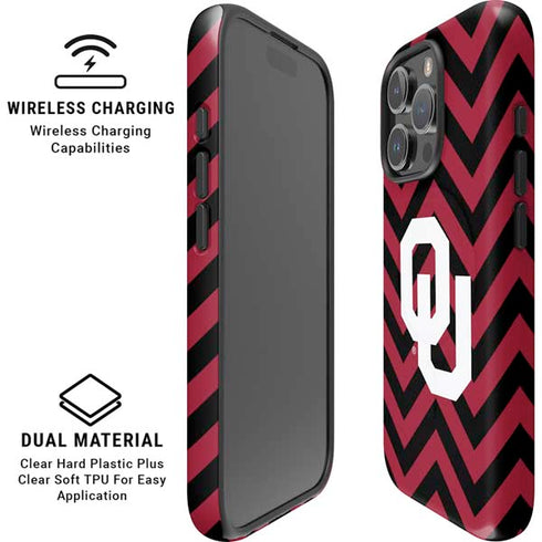 University of Oklahoma Sooners Chevron iPhone 16 Pro Magsafe Impact Case